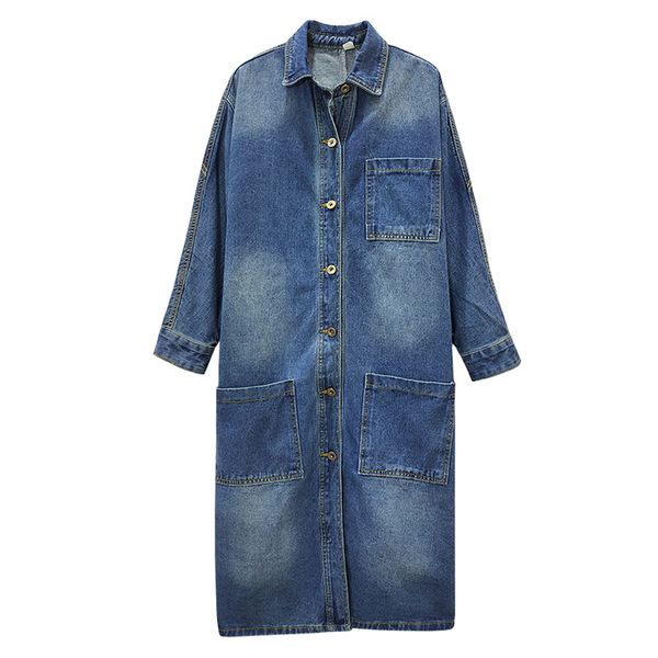 long large size jeans jacket long sleeve women's denim jacket casual basic coat women's windbreaker jackets & coats outerwear, Black;brown
long large size jeans jacket long sleeve women's denim jacket casual basic coat women's windbreaker jackets & coats outerwear, Black;brown
