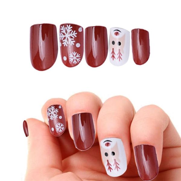 women nail art fake nails patches removable convenience christmas printed waterproof flase nail decoration daily beauty ladies, Red;gold
women nail art fake nails patches removable convenience christmas printed waterproof flase nail decoration daily beauty ladies, Red;gold
