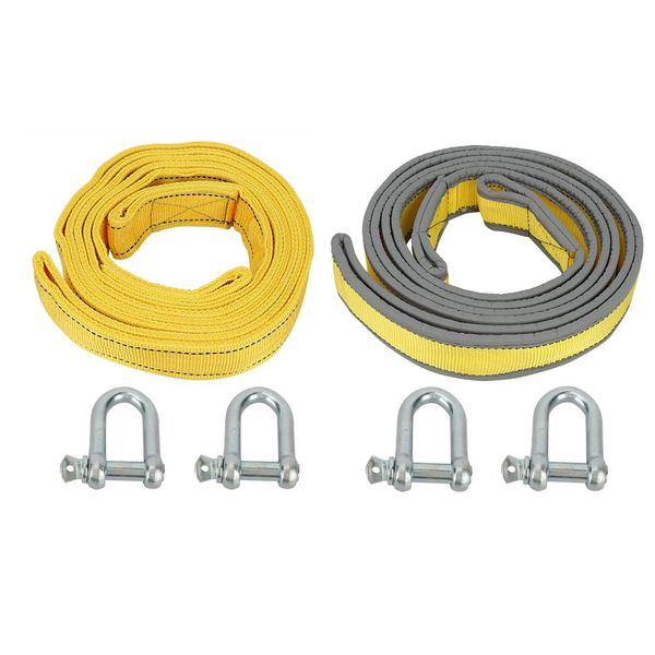 4m 8 tons high strength car trailer towing rope recovery tow strap flat sling rope with u-shape hooks for car truck trailer suv
4m 8 tons high strength car trailer towing rope recovery tow strap flat sling rope with u-shape hooks for car truck trailer suv