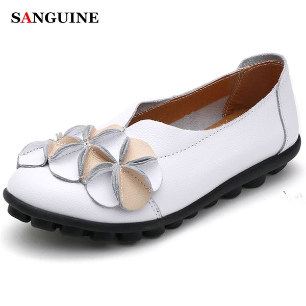2019 fashion new women's flat shoes plus size leather casual peas women's shoes breathable cool, Black
2019 fashion new women's flat shoes plus size leather casual peas women's shoes breathable cool, Black