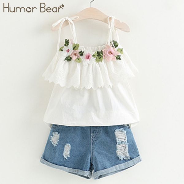 humor bear 2019 new summer fashion style girls clothing sets embroidery design t-shirt+ jeans children clothes kids clothes sets, White
humor bear 2019 new summer fashion style girls clothing sets embroidery design t-shirt+ jeans children clothes kids clothes sets, White