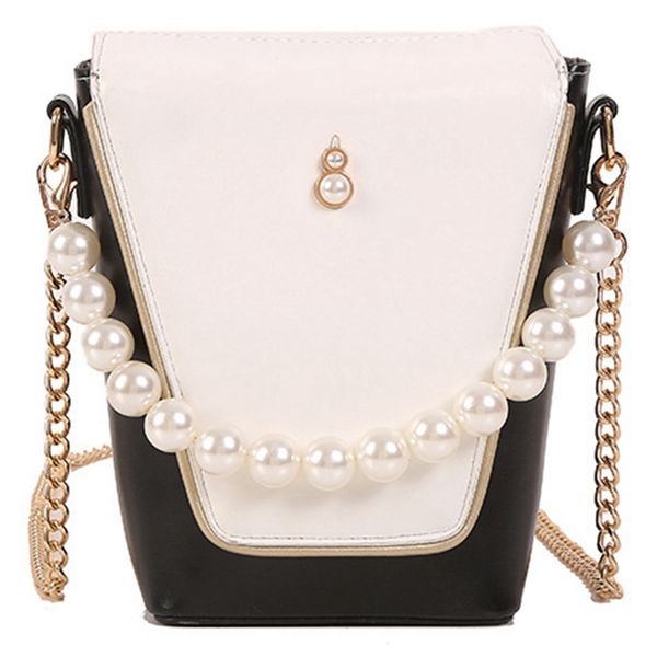 ljl-chain handbag fashion pearl handle female wild pu leather shoulder bag casual women's messenger bag
ljl-chain handbag fashion pearl handle female wild pu leather shoulder bag casual women's messenger bag