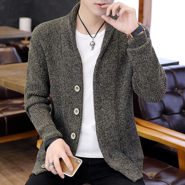men spring autumn fashion korea and japan style open stitch long sleeve sweater jackets male casual knitting coat, Black;brown
men spring autumn fashion korea and japan style open stitch long sleeve sweater jackets male casual knitting coat, Black;brown