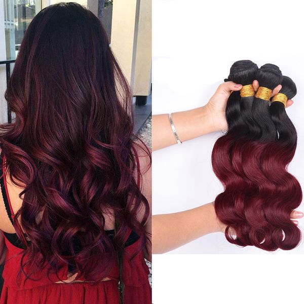 peruvian human hair extensions body wave 3 bundles 1b/99j ombre virgin hair wefts 10-26inch 1b 99j two tones 3pcs, Black
peruvian human hair extensions body wave 3 bundles 1b/99j ombre virgin hair wefts 10-26inch 1b 99j two tones 3pcs, Black