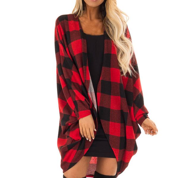 autumn female long coat retro geometric lattice loose outside bat sleeve knit sweater coat casual cardigan shawl clothing, Black;brown
autumn female long coat retro geometric lattice loose outside bat sleeve knit sweater coat casual cardigan shawl clothing, Black;brown