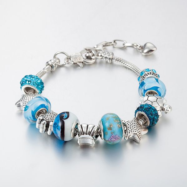 wholesale-2019 new fashion brand beautiful beads bracelet diy blue coloured glaze bracelet for women bracelet jewelry, Golden;silver
wholesale-2019 new fashion brand beautiful beads bracelet diy blue coloured glaze bracelet for women bracelet jewelry, Golden;silver
