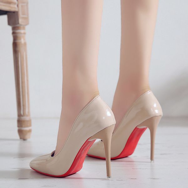 women pumps shoes 10cm nude black pointed toe high heeled red bottom shoes party prom patent leather pointy toe pumps
women pumps shoes 10cm nude black pointed toe high heeled red bottom shoes party prom patent leather pointy toe pumps