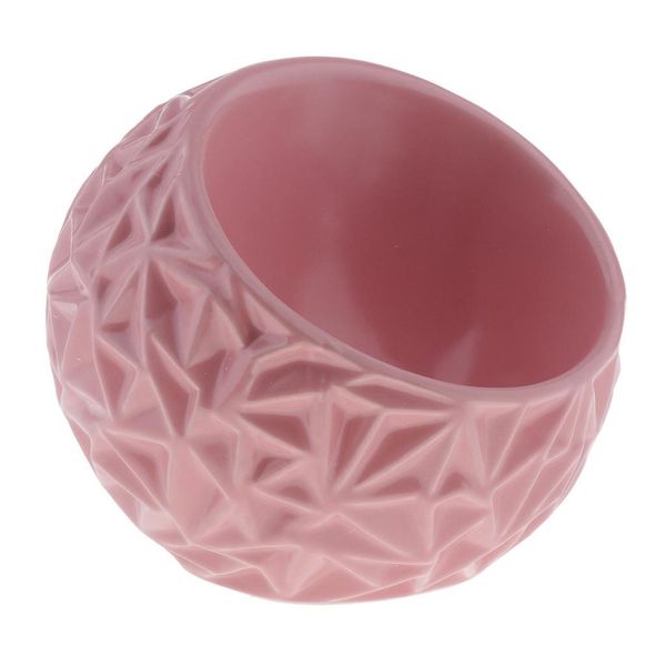 pet ceramic oblique bowl earth shape dog cat food dispenser