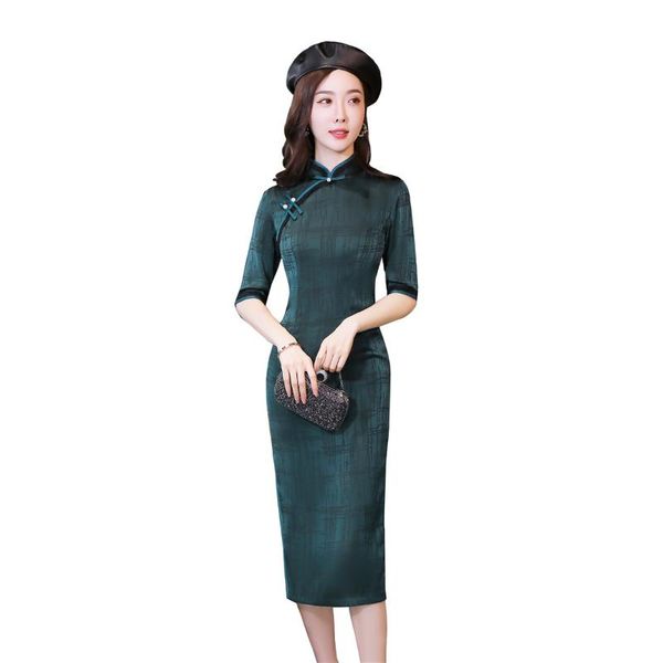 shanghai story half sleeve traditional chinese dress geometrical print cheongsam knee length qipao, Red
shanghai story half sleeve traditional chinese dress geometrical print cheongsam knee length qipao, Red