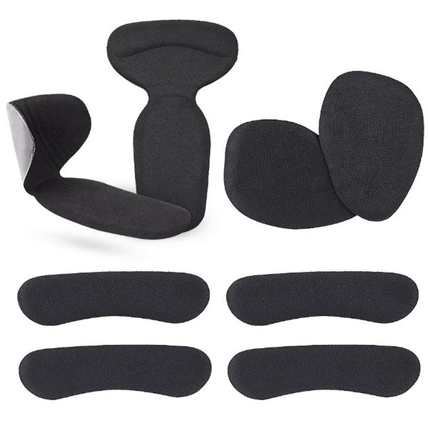 2 sets = 8 pairs gel heel cushion with sticker forefoot pad women high heel liner sports casual leisure shoes footcare insole, Black
2 sets = 8 pairs gel heel cushion with sticker forefoot pad women high heel liner sports casual leisure shoes footcare insole, Black