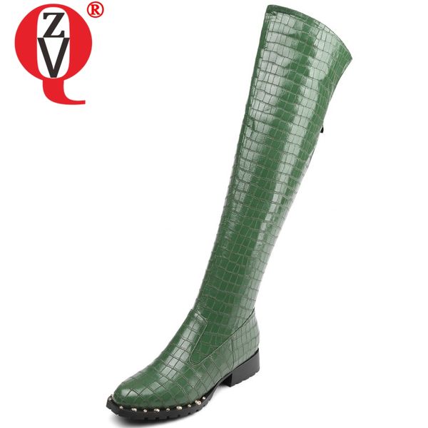zvq women shoes 2019 winter warm new fashion patent leather round toe metal decoration zipper black and green knee high boots
zvq women shoes 2019 winter warm new fashion patent leather round toe metal decoration zipper black and green knee high boots