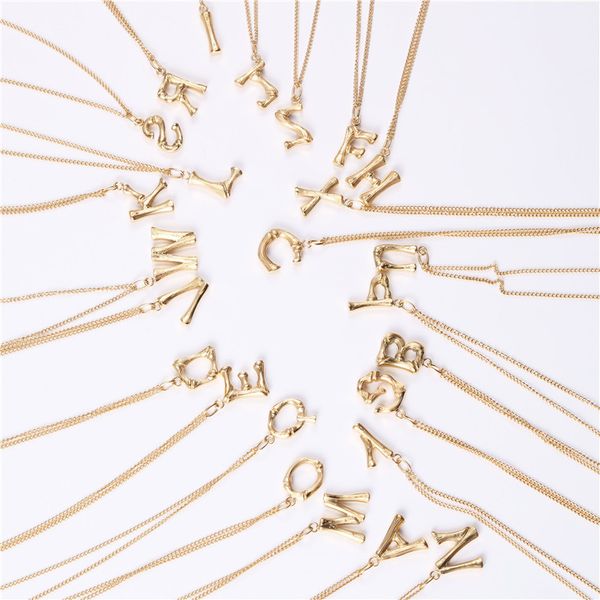 titanium stainless steel small gold bamboo letter alphabet a-z initial pendant necklace fashion link chain neck jewelry, Silver
titanium stainless steel small gold bamboo letter alphabet a-z initial pendant necklace fashion link chain neck jewelry, Silver