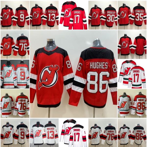86 jack hughes hockey jerseys 76 pk subban new jersey devils 17 wayne simmonds 30 martin brodeur 9 taylor hall 35 cory schneider hischier, Black;red
86 jack hughes hockey jerseys 76 pk subban new jersey devils 17 wayne simmonds 30 martin brodeur 9 taylor hall 35 cory schneider hischier, Black;red