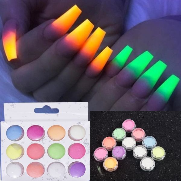 12 boxes/set glow in dark glitter nail phosphorescent powder pigment luminous shining halloween christmas nail art decorations, Silver;gold
12 boxes/set glow in dark glitter nail phosphorescent powder pigment luminous shining halloween christmas nail art decorations, Silver;gold