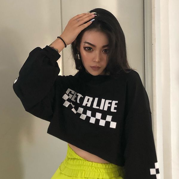 fashion hong kong taste loose european and american ins letters spring jacket crop navel women high-waisted dance black long-sle, White
fashion hong kong taste loose european and american ins letters spring jacket crop navel women high-waisted dance black long-sle, White
