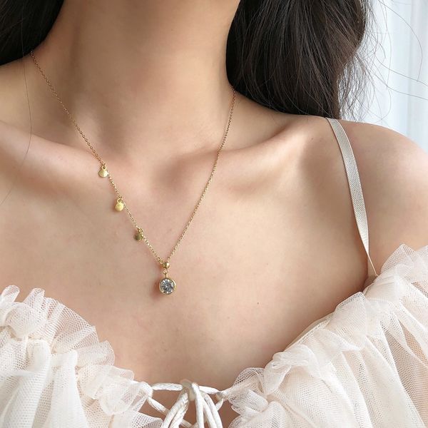 zircon pendant necklace 925 sterling silver gold choker necklace three sequins for women fashion jewelry 925 silver, Golden;silver
zircon pendant necklace 925 sterling silver gold choker necklace three sequins for women fashion jewelry 925 silver, Golden;silver