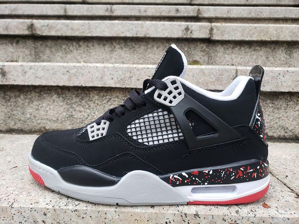2020 new arrival 4 4s mens basketball shoes new color matching men's shoes shipped black red spray dots men sports sneakers 40-47
2020 new arrival 4 4s mens basketball shoes new color matching men's shoes shipped black red spray dots men sports sneakers 40-47