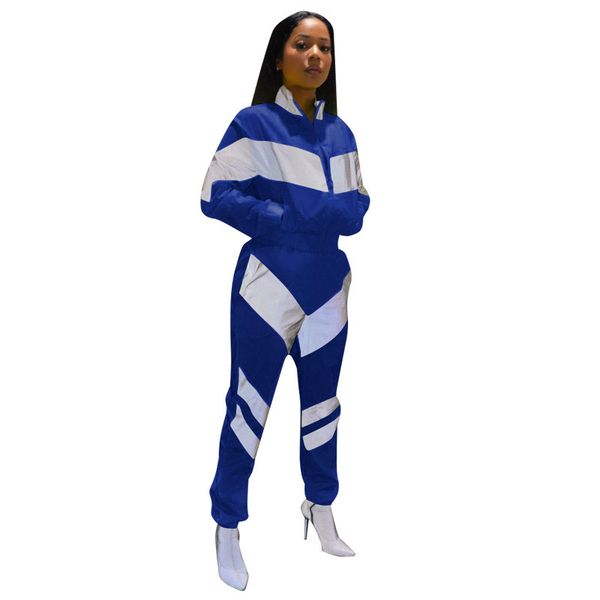 color match women tracksuit zipper jacket crop coat + pants 2 pieces joggers set striped fashion brand sportswear s-3xl sports suit c3142, Gray
color match women tracksuit zipper jacket crop coat + pants 2 pieces joggers set striped fashion brand sportswear s-3xl sports suit c3142, Gray