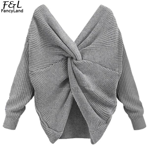 new women casual v-neck irregular crossing backless, knotting knitted pullover sweater thicken, pullover, White;black
new women casual v-neck irregular crossing backless, knotting knitted pullover sweater thicken, pullover, White;black