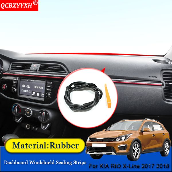 car-styling rubber anti-noise soundproof dustproof car dashboard windshield sealing strips for kia rio x-line kx cross 2017 2018
car-styling rubber anti-noise soundproof dustproof car dashboard windshield sealing strips for kia rio x-line kx cross 2017 2018