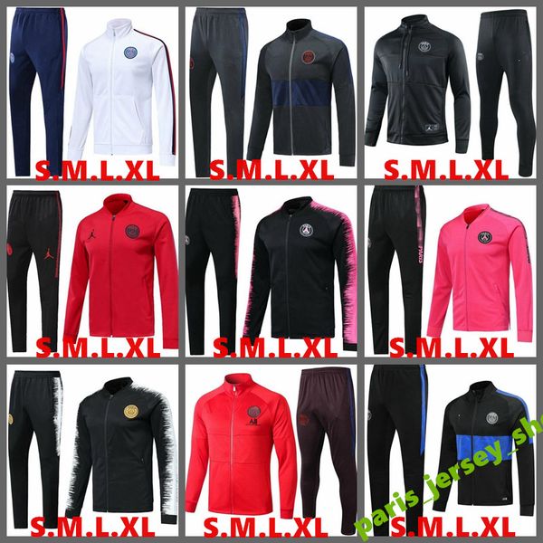 2019 2020 paris football jacket tracksuit soccer training suit 19/20 survetement mbappe cavani icardi jogging paris maillot de foot, Black
2019 2020 paris football jacket tracksuit soccer training suit 19/20 survetement mbappe cavani icardi jogging paris maillot de foot, Black