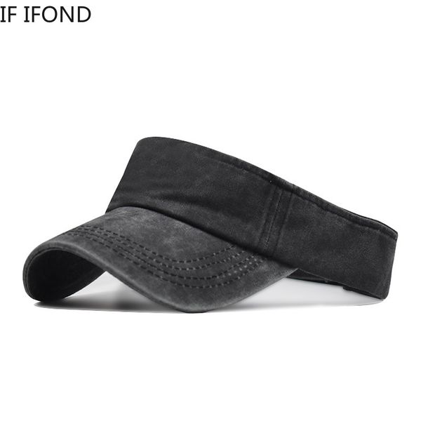 fashion washed denim visor sun hat cap adjustable golf cap for women men empty hat sport headband, Blue;gray
fashion washed denim visor sun hat cap adjustable golf cap for women men empty hat sport headband, Blue;gray