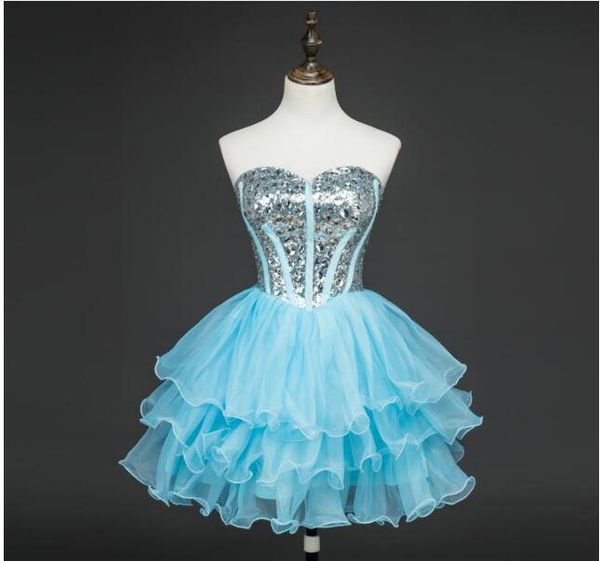 organza short homecoming dress lace up ruffled ball gown party dress new prom dress real p, Red
organza short homecoming dress lace up ruffled ball gown party dress new prom dress real p, Red