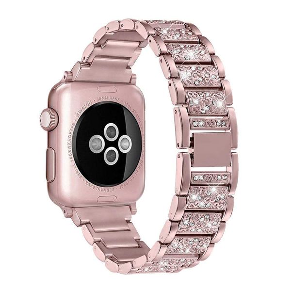 Luxury Diamond Metal Strap for Apple Watch Band 38mm 40mm 42mm 44mm Stainless Steel Link Bracelet for iWatch 5 4 3 2 1
Luxury Diamond Metal Strap for Apple Watch Band 38mm 40mm 42mm 44mm Stainless Steel Link Bracelet for iWatch 5 4 3 2 1