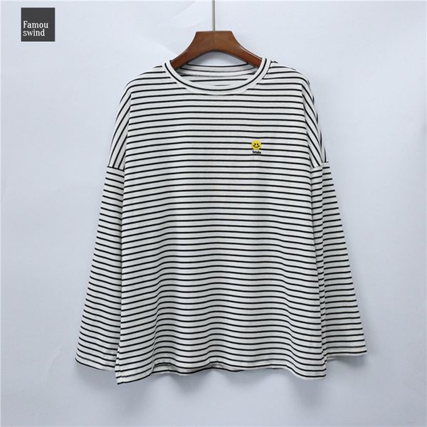 футболка с длинным рукавом женская сыпучие женская harajuku мягкая вышивка полосатый chic корейский стиль kawaii повседневная мода тройники, White
футболка с длинным рукавом женская сыпучие женская harajuku мягкая вышивка полосатый chic корейский стиль kawaii повседневная мода тройники, White