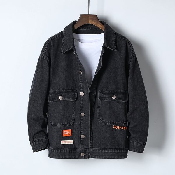 large size 4xl 5xl 6xl denim jacket 2019 fashion autumn and winter new black denim jacket hip hop men's clothing, Black;brown
large size 4xl 5xl 6xl denim jacket 2019 fashion autumn and winter new black denim jacket hip hop men's clothing, Black;brown