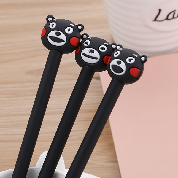 40 pcs creative soft rubber black bear neutral pen cute cartoon student stationery office signature pen wholesale
40 pcs creative soft rubber black bear neutral pen cute cartoon student stationery office signature pen wholesale