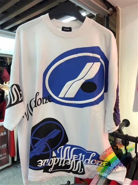 we11done 3d foam printing big t shirt men women high-quality welldone short sleeve tees, White;black
we11done 3d foam printing big t shirt men women high-quality welldone short sleeve tees, White;black