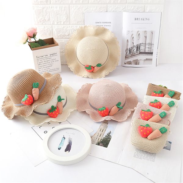 2019 new girls kids strawberry summer straw hat with handbag children sun hat boys girls panama beach hats, Yellow
2019 new girls kids strawberry summer straw hat with handbag children sun hat boys girls panama beach hats, Yellow