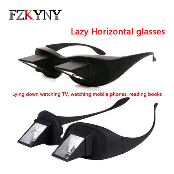 fzkyny lazy horizontal prism angled reading glasses for lazy readers lying down watching tv&mobile phones, White;black
fzkyny lazy horizontal prism angled reading glasses for lazy readers lying down watching tv&mobile phones, White;black