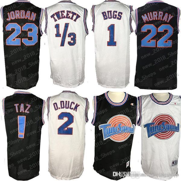 tune squad space jam jersey 1 bugs bunny az 1/3 tweety 22 bill murray 10 lola 2 d.duck basketball jersey, Black;red
tune squad space jam jersey 1 bugs bunny az 1/3 tweety 22 bill murray 10 lola 2 d.duck basketball jersey, Black;red