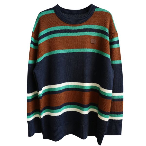 designer brand acne fashion women long sleeve sweaters pullover elegant outerwear 100% wool sweater ac striped for, White;black
designer brand acne fashion women long sleeve sweaters pullover elegant outerwear 100% wool sweater ac striped for, White;black