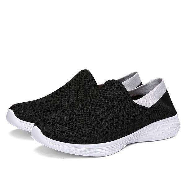 men shoes 2018 new mesh breathable spring/autumn casual shoes couples sneakers flat loafers, Black
men shoes 2018 new mesh breathable spring/autumn casual shoes couples sneakers flat loafers, Black