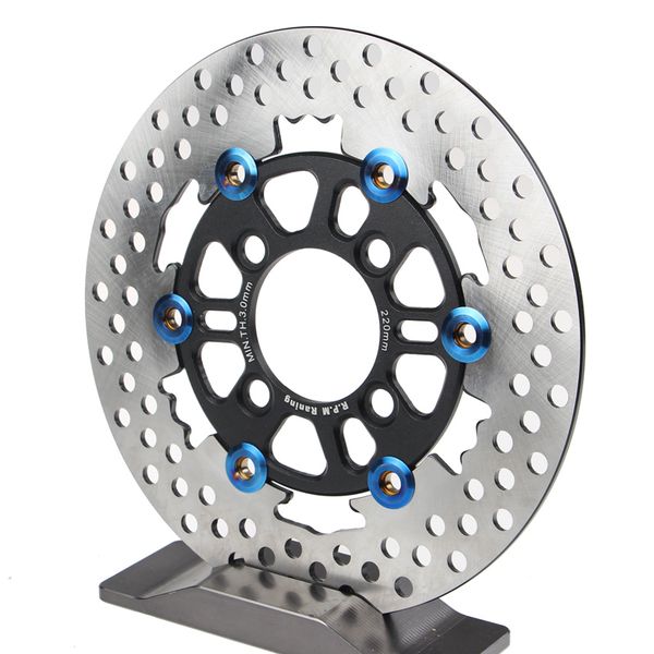 universal motorcycle floating brake discs 220mm brake pads4 holes scooter rsz jog force divide bike modify
universal motorcycle floating brake discs 220mm brake pads4 holes scooter rsz jog force divide bike modify