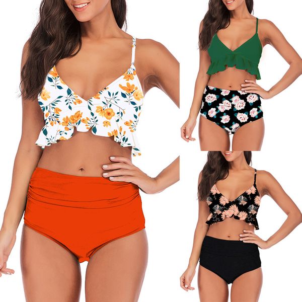 high recommend women lady creative floral print bikini set swimming two piece swimsuits swimwear beach suit in stock wholesale
high recommend women lady creative floral print bikini set swimming two piece swimsuits swimwear beach suit in stock wholesale
