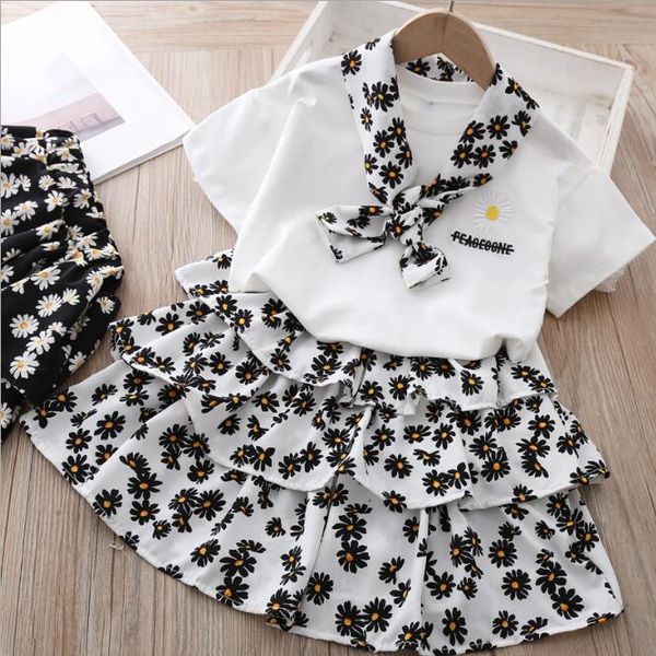 children's clothing 2020 summer girls sets cotton t shirt+leopard skirt+ribbon kids outfits wholesale, White
children's clothing 2020 summer girls sets cotton t shirt+leopard skirt+ribbon kids outfits wholesale, White