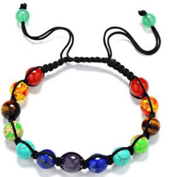 natural stone lapis lazuli tiger eye 8 mm beads braided rope bracelets energy yoga reiki 7 chakra bracelet 2 colors, Silver
natural stone lapis lazuli tiger eye 8 mm beads braided rope bracelets energy yoga reiki 7 chakra bracelet 2 colors, Silver