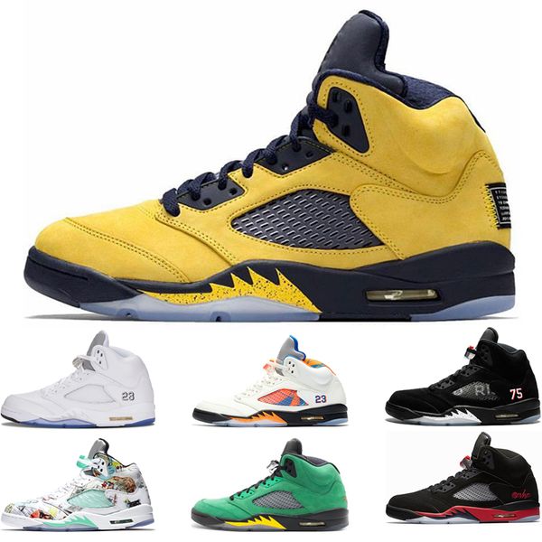 5 5s мичиган вдохновляют мужские баскетбольные кроссовки олимпийский металлический золотой космический джем огонь красные крылья белый цемен 
5 5s мичиган вдохновляют мужские баскетбольные кроссовки олимпийский металлический золотой космический джем огонь красные крылья белый цемен