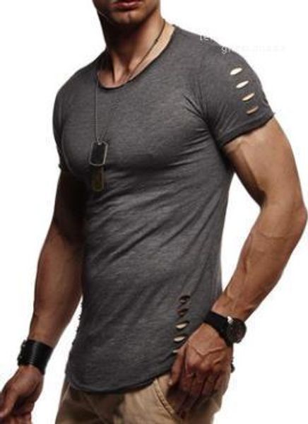 t-shirts summer fashion sport cool crew neck tees mens pure color ripped short sleeve, White;black
t-shirts summer fashion sport cool crew neck tees mens pure color ripped short sleeve, White;black