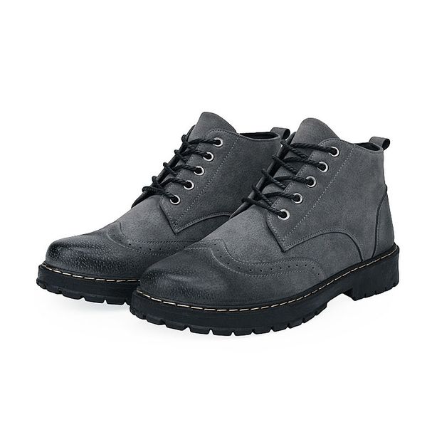 cowcom new simple fashion plus velvet boots men's bullock carved casual korean-style ankle boots men's casual shoes cjp, Black
cowcom new simple fashion plus velvet boots men's bullock carved casual korean-style ankle boots men's casual shoes cjp, Black
