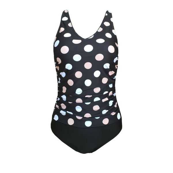 new europe and america's retro polka dot folded women's one-piece swimsuit plus size swimsuit one piece swimsuit swimwear a6192, White
new europe and america's retro polka dot folded women's one-piece swimsuit plus size swimsuit one piece swimsuit swimwear a6192, White