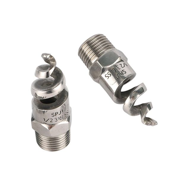 1/2" male thread full cone spiral jet nozzle 316l stainless steel spray nozzles garden irrigation metal watering sprinklers
1/2" male thread full cone spiral jet nozzle 316l stainless steel spray nozzles garden irrigation metal watering sprinklers