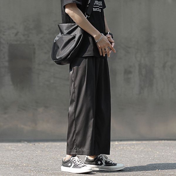 men's suit pants 2020 spring new slim straight pants nine minutes suit casual personality youth men's wear, White;black
men's suit pants 2020 spring new slim straight pants nine minutes suit casual personality youth men's wear, White;black