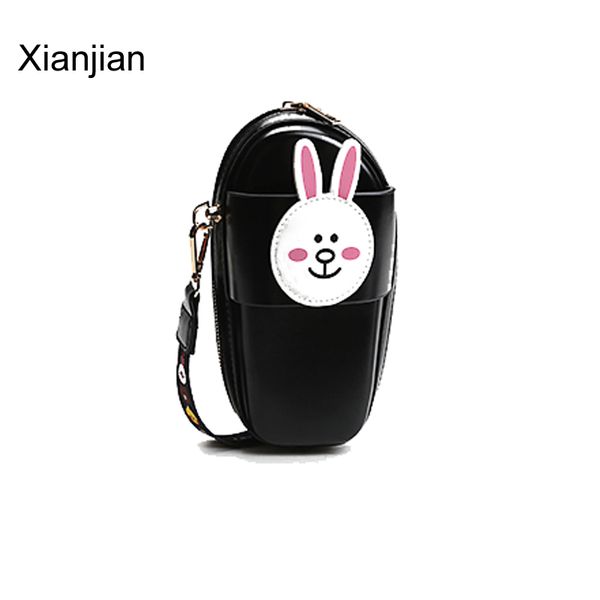 2020 xianjian lady girls 3d cartoon cutest double zipper pink messenger handbag cross body sling bag with
2020 xianjian lady girls 3d cartoon cutest double zipper pink messenger handbag cross body sling bag with