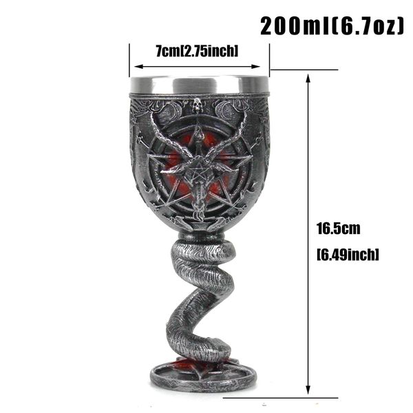 600ml 200ml baphomet pentagram horn goblet wine glass gothic wicca pagan mystical tankard coffee beer mugs glass juice cup
600ml 200ml baphomet pentagram horn goblet wine glass gothic wicca pagan mystical tankard coffee beer mugs glass juice cup