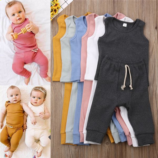 summer baby boys girl kids clothes set 6 colors sleeveless vest + trousers 2piece set kids tracksuit kids designer clothes jy475, White
summer baby boys girl kids clothes set 6 colors sleeveless vest + trousers 2piece set kids tracksuit kids designer clothes jy475, White